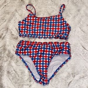 Crown and Ivy Girls 2 piece swim suit